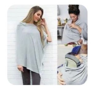 Super soft cotton stretch nursing poncho cover - multifunctional stylish nursing